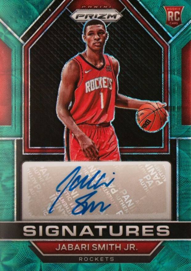 2022 Panini Prizm Rookie Signatures Jabari Smith Jr #RSIJSJ Basketball Card