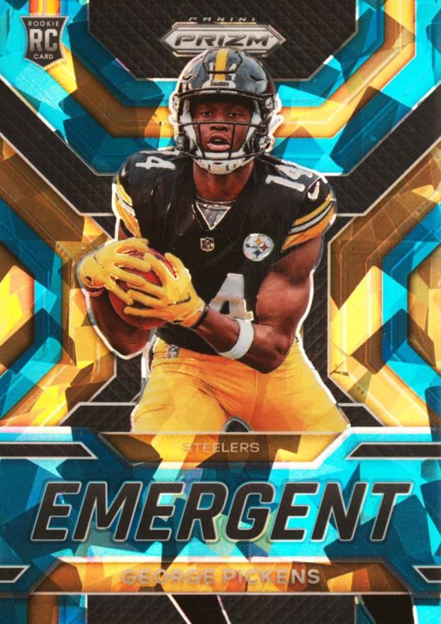 2022 Panini Prizm Emergent George Pickens #E17 Football Card