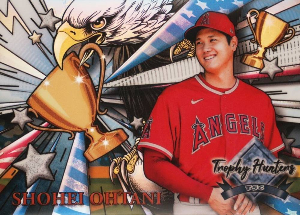 2022 Topps Stadium Club Chrome Trophy Hunters Shohei Ohtani #RL8 Baseball Card