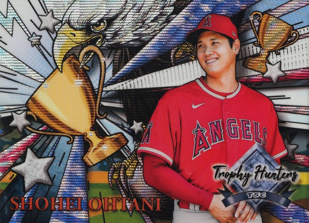 2022 Topps Stadium Club Chrome Trophy Hunters Shohei Ohtani #RL8 Baseball Card