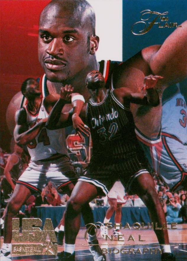 1994 Flair USA Basketball Shaquille O'Neal #76 Basketball Card