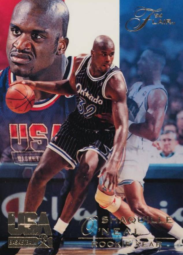 1994 Flair USA Basketball Shaquille O'Neal #77 Basketball Card