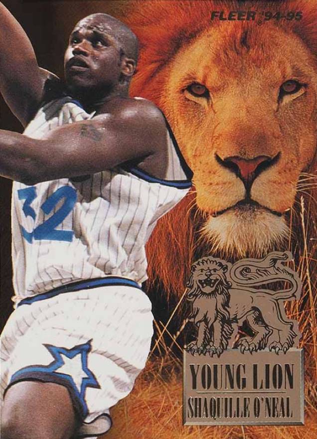 1994 Fleer Young Lions Shaquille O'Neal #5 Basketball Card