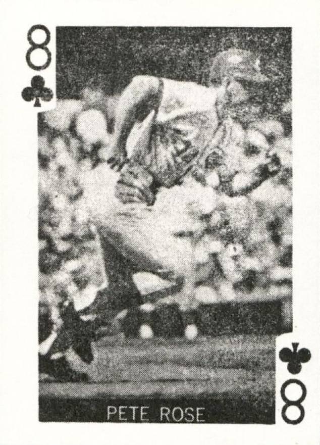 1969 Globe Imports Playing Cards Pete Rose # Baseball Card