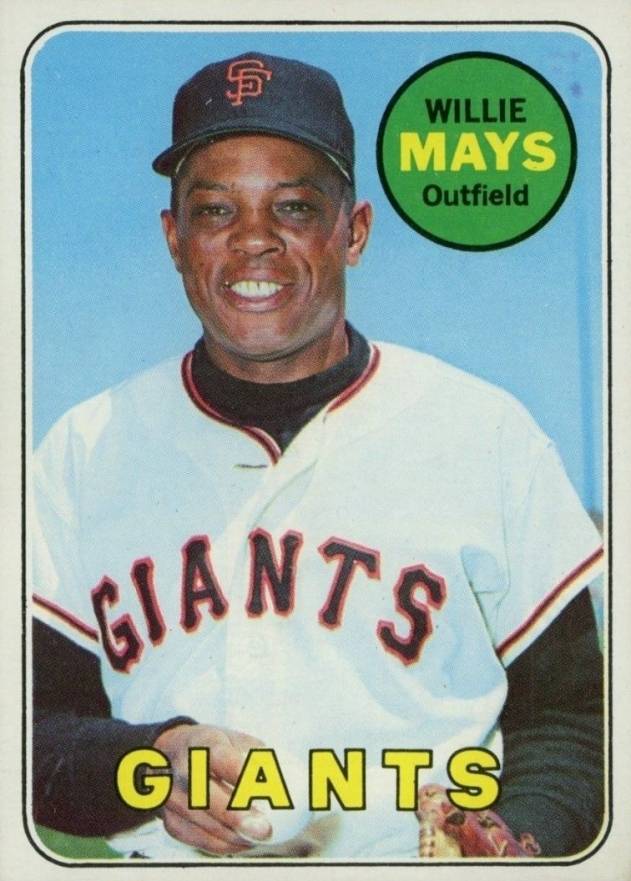 1969 Topps Willie Mays #190 Baseball Card