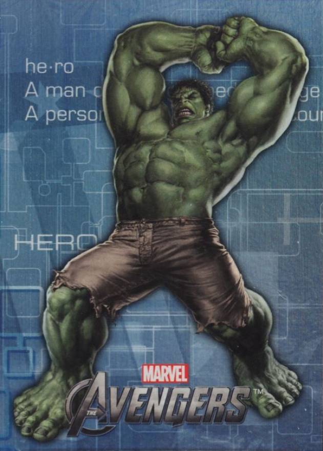 2012 Upper Deck Marvel Avengers Assemble Heroes/Villains Evolve The Incredible Hulk #E-10 Non-Sports Card