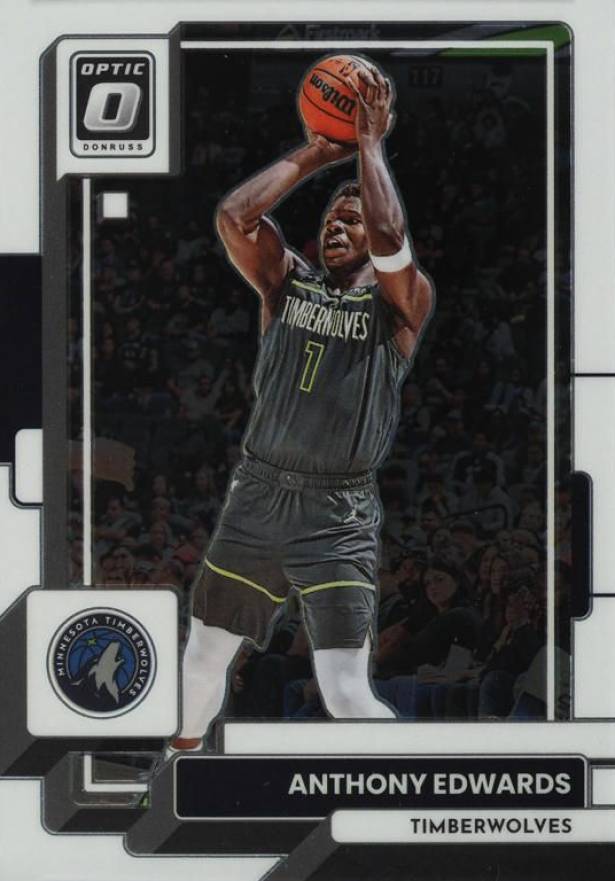 2022 Panini Donruss Optic Anthony Edwards #45 Basketball Card