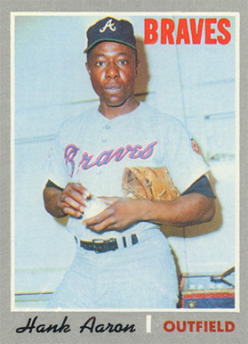 1970 Topps Hank Aaron #500 Baseball Card