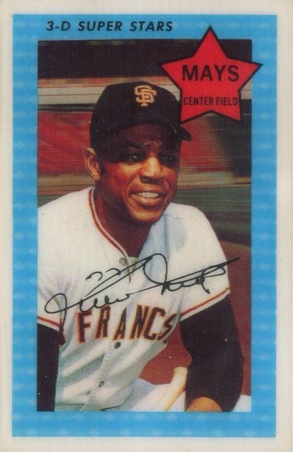 1971 Kellogg's Willie Mays #10 Baseball Card