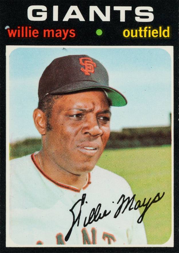 1971 O-Pee-Chee Willie Mays #600 Baseball Card