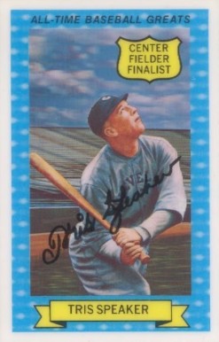 1972 Kellogg's  All-Time Baseball Greats Tris Speaker #11 Baseball Card