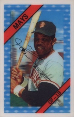 1972 Kellogg's Willie Mays #54c Baseball Card