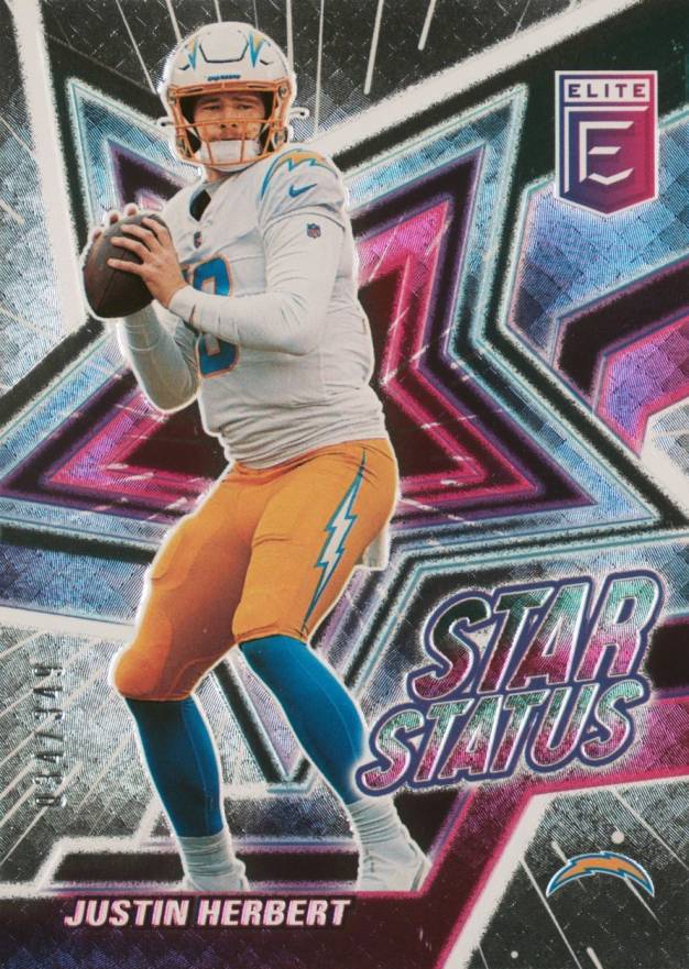 2021 Panini Donruss Elite Star Status Justin Herbert #SS5 Football Card