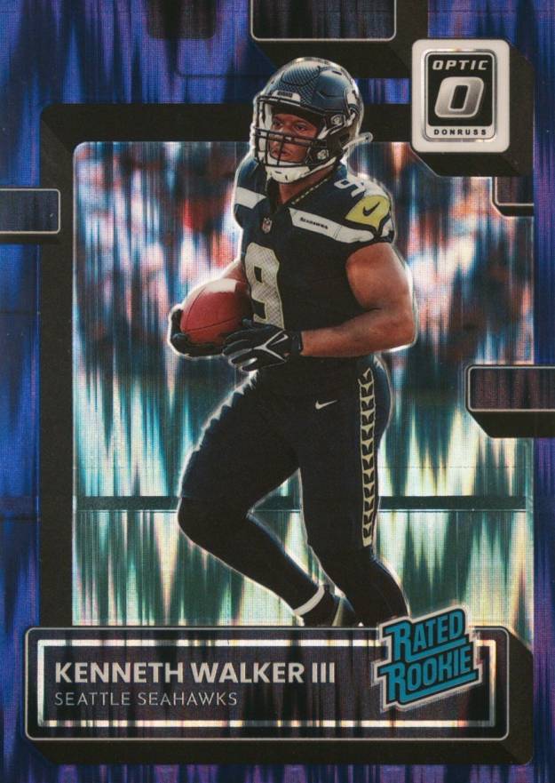 2022 Panini Donruss Optic Kenneth Walker III #218 Football Card