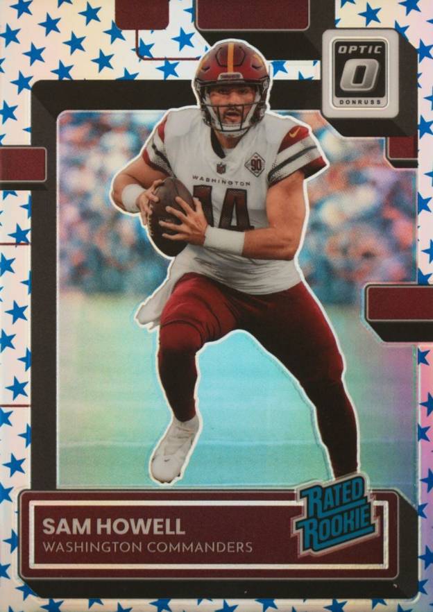 2022 Panini Donruss Optic Sam Howell #205 Football Card