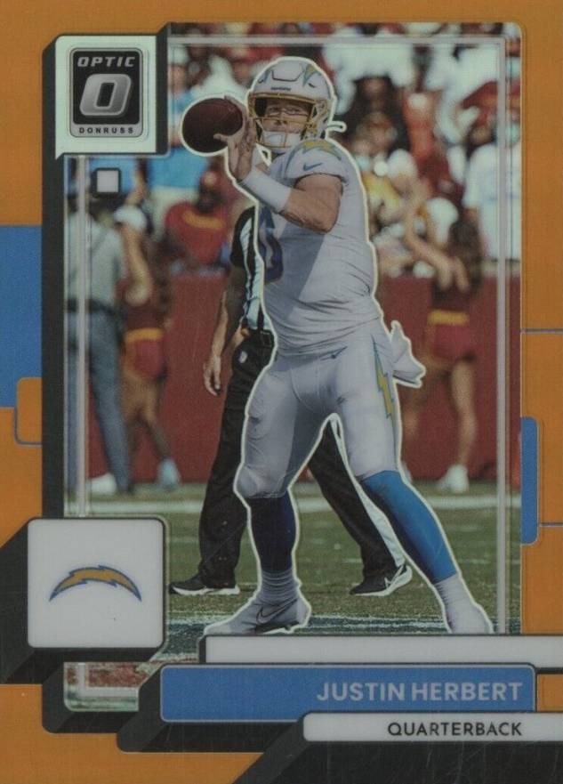 2022 Panini Donruss Optic Justin Herbert #108 Football Card