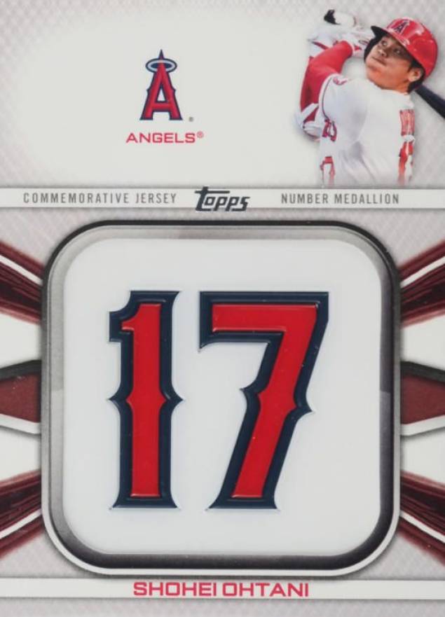 2022 Topps Player Jersey Commemorative Medallion Shohei Ohtani #JNMSO Baseball Card