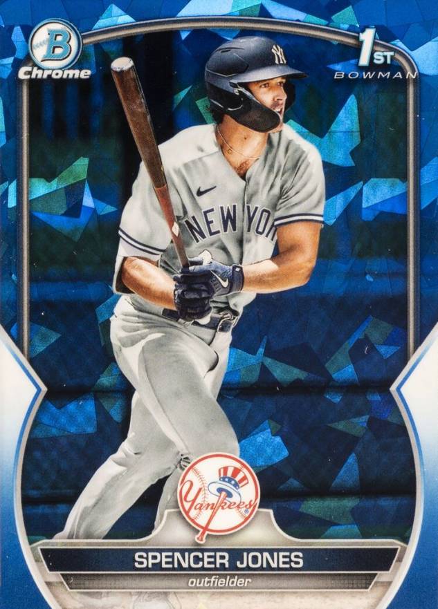 2023 Bowman Sapphire Edition Chrome Prospects Spencer Jones #BCP139 Baseball Card