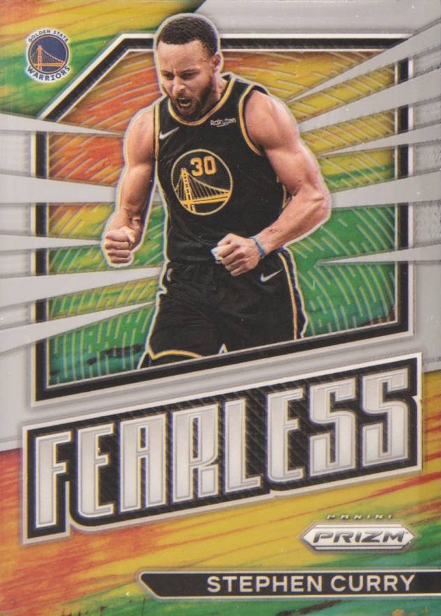 2022 Panini Prizm Fearless Stephen Curry #15 Basketball Card