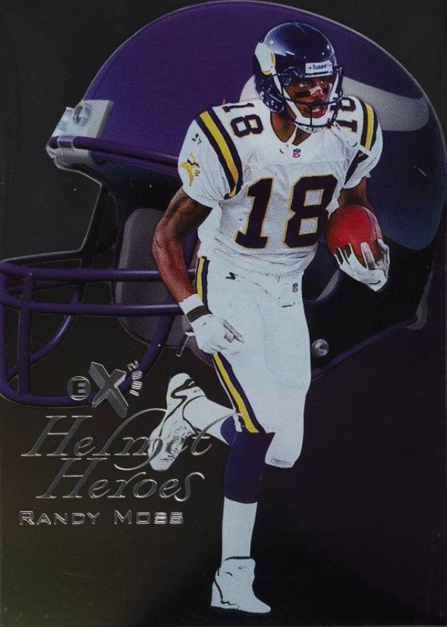 1998 Skybox E-X2001 Helmet Heroes Randy Moss #17 Football Card