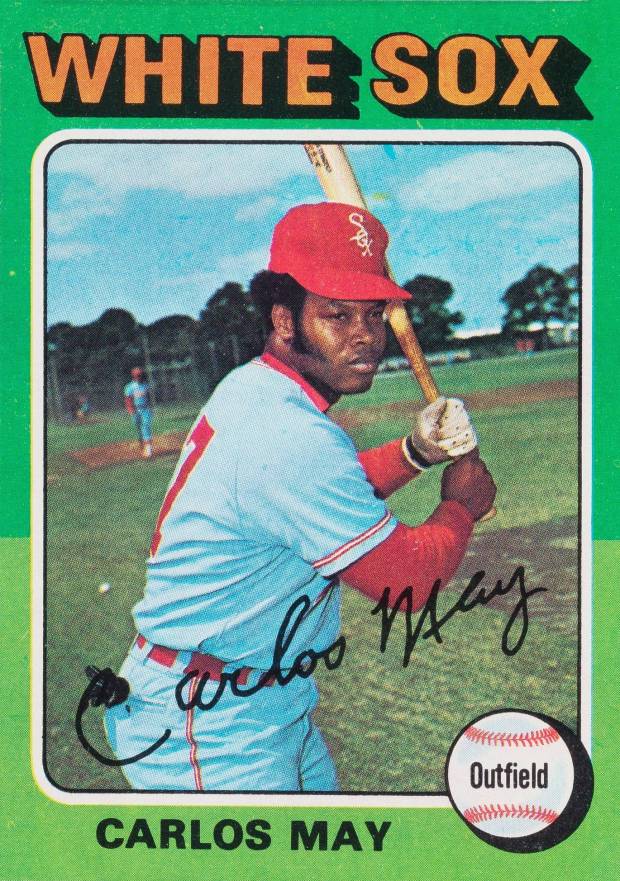 1975 Topps Carlos May #480 Baseball Card