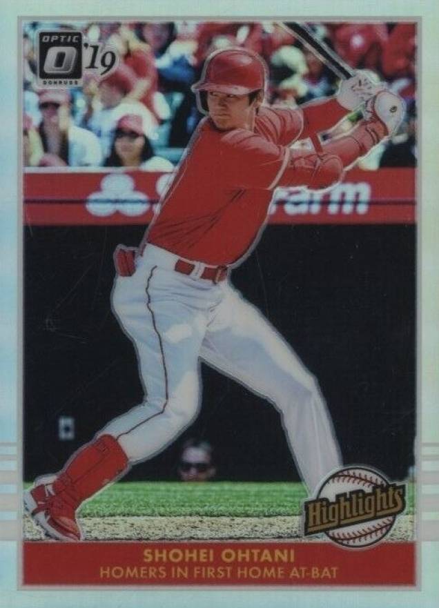 2019 Panini Donruss Optic Highlights Shohei Ohtani #H1 Baseball Card