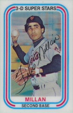 1976 Kellogg's Felix Millan #9 Baseball Card