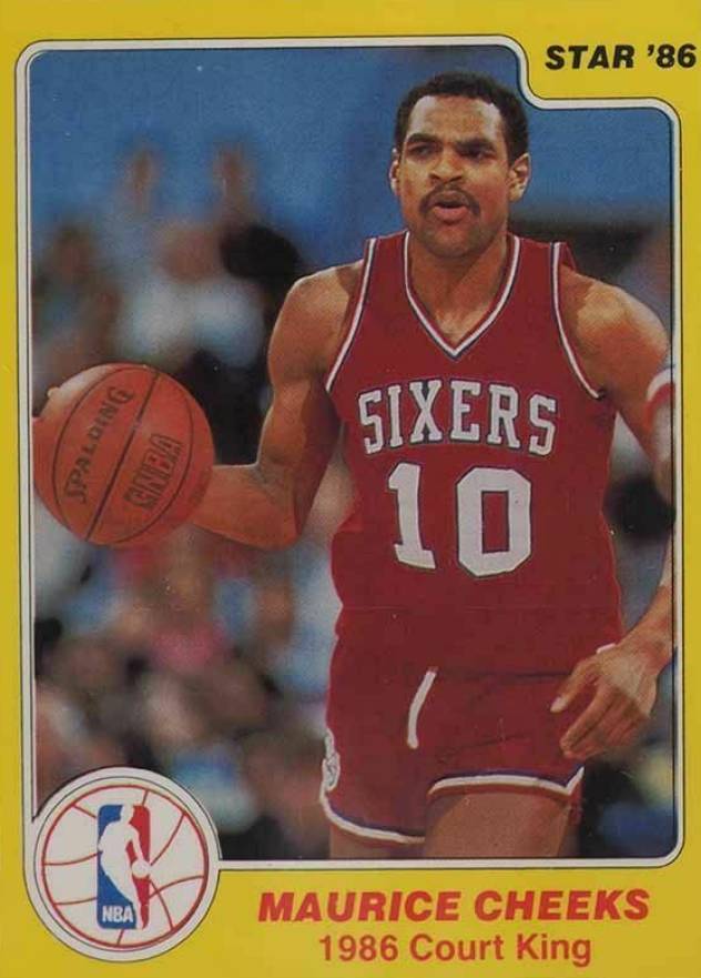 1986 Star Court Kings Maurice Cheeks #7 Basketball Card