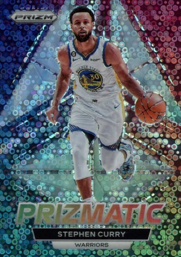 2022 Panini Prizm Prizmatic Stephen Curry #22 Basketball Card