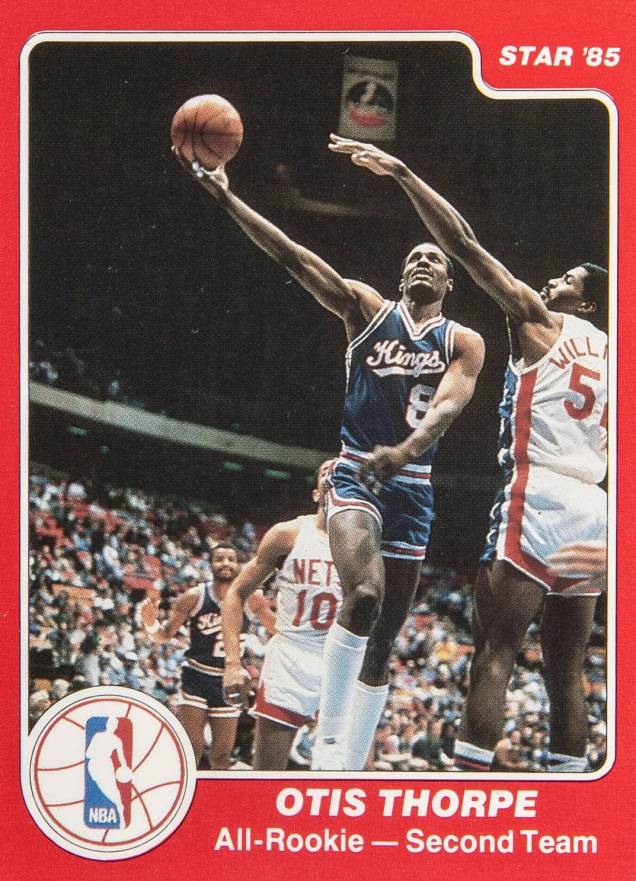 1985 Star All-Rookies Otis Thorpe #7 Basketball Card