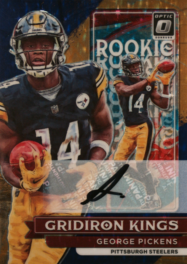 2022 Panini Donruss Optic Rookie Gridiron Kings George Pickens #RGK15 Football Card