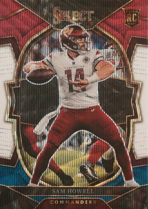 2022 Panini Select Sam Howell #76 Football Card