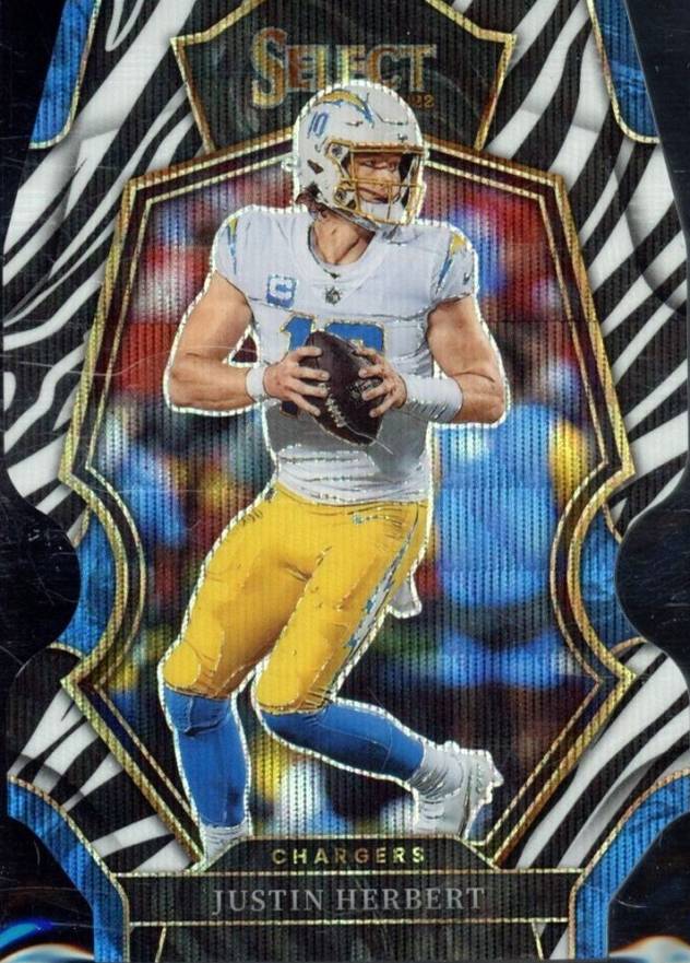 2022 Panini Select Justin Herbert #155 Football Card