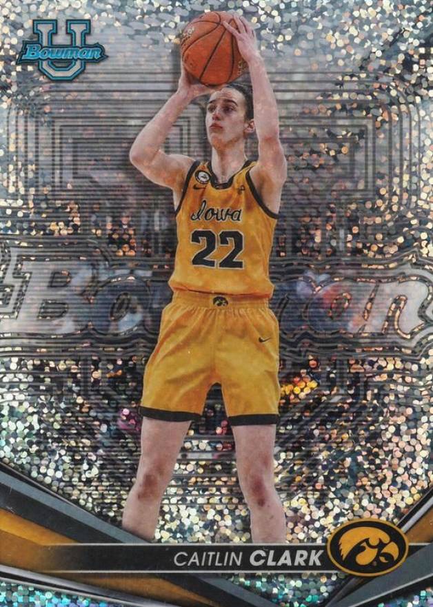 2022 Bowman University Best Caitlin Clark #50 Basketball Card