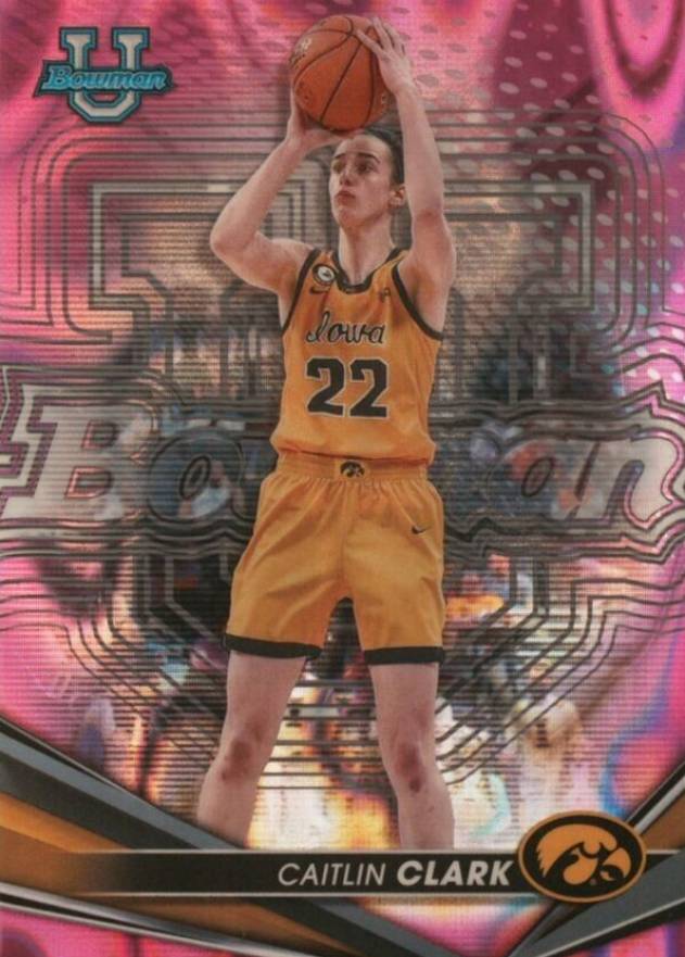 2022 Bowman University Best Caitlin Clark #50 Basketball Card