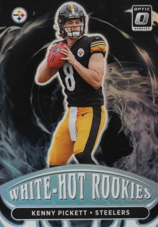 2022 Panini Donruss Optic White Hot Rookies Kenny Pickett #WHR1 Football Card