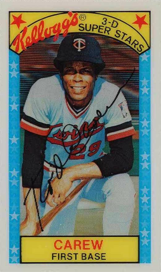 1979 Kellogg's Rod Carew #13 Baseball Card