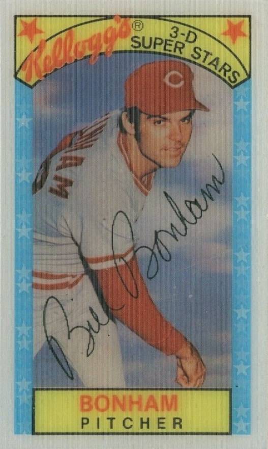 1979 Kellogg's Bill Bonham #31 Baseball Card