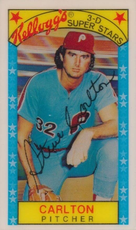 1979 Kellogg's Steve Carlton #18 Baseball Card