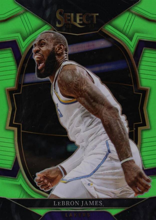 2022 Panini Select LeBron James #26 Basketball Card