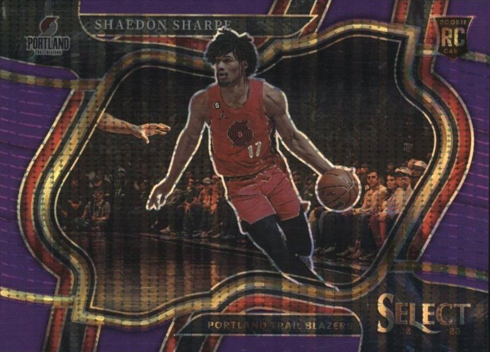 2022 Panini Select Shaedon Sharpe #292 Basketball Card