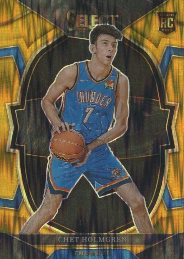 2022 Panini Select Chet Holmgren #83 Basketball Card