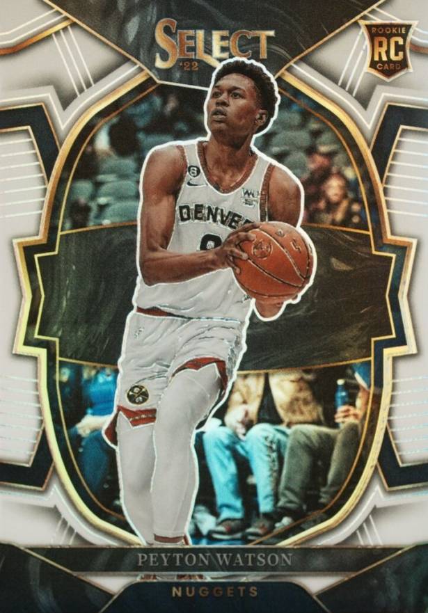 2022 Panini Select Peyton Watson #74 Basketball Card