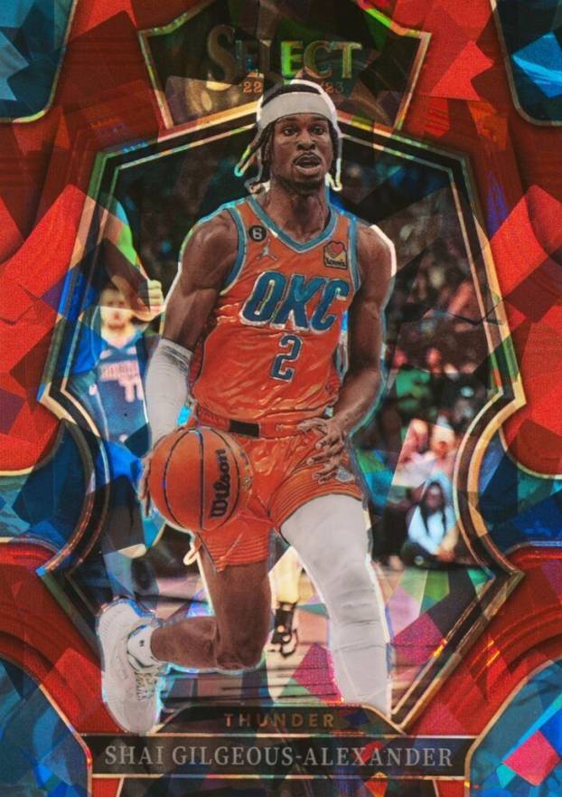 2022 Panini Select Shai Gilgeous-Alexander #156 Basketball Card