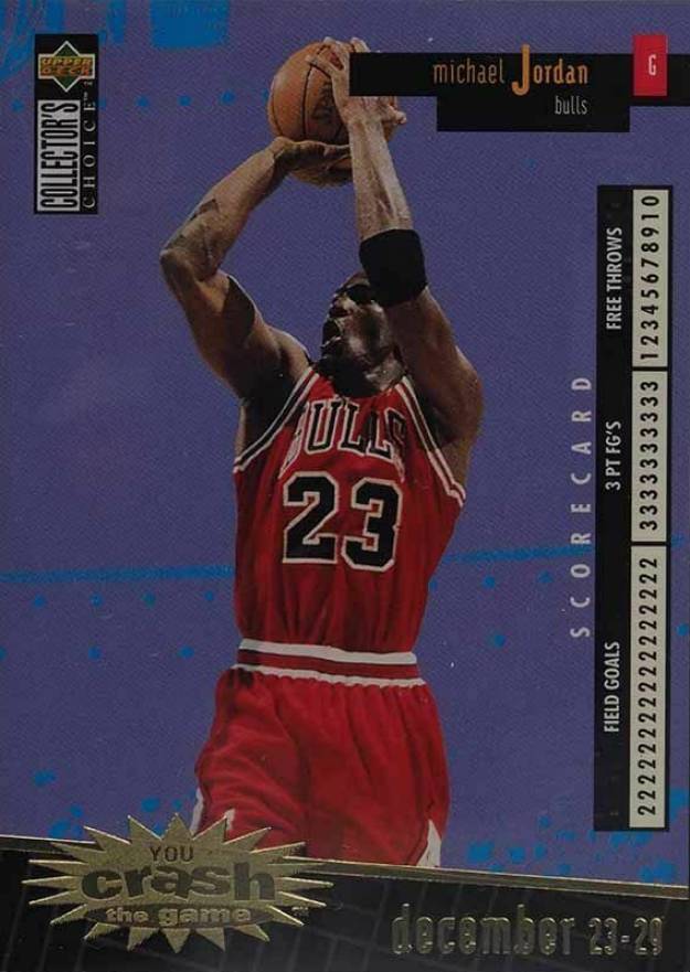 1996 Collector's Choice Crash Game Michael Jordan #C30 Basketball Card