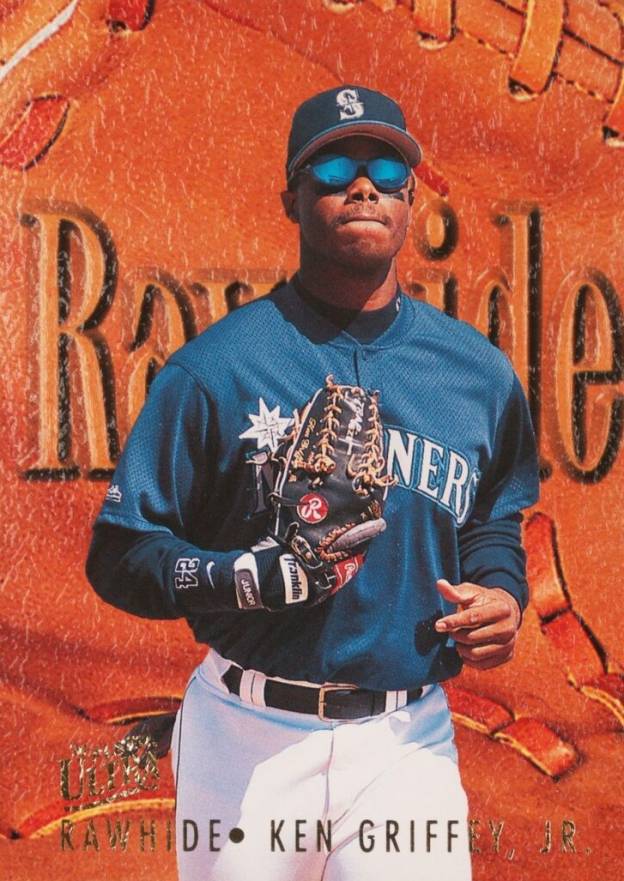 1996 Ultra Rawhide Ken Griffey Jr. #4 Baseball Card