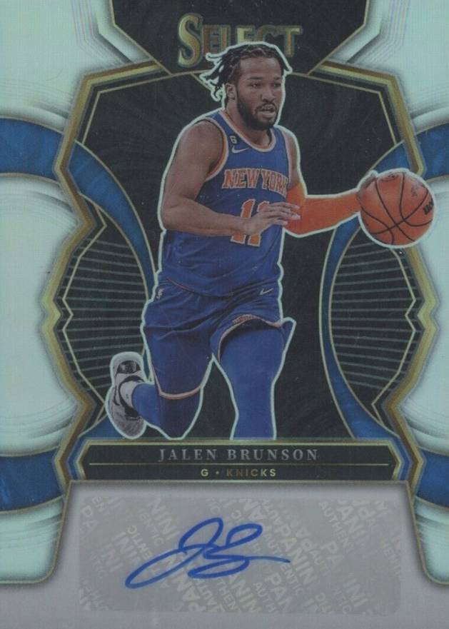 2022 Panini Select Signatures Jalen Brunson #SJBR Basketball Card