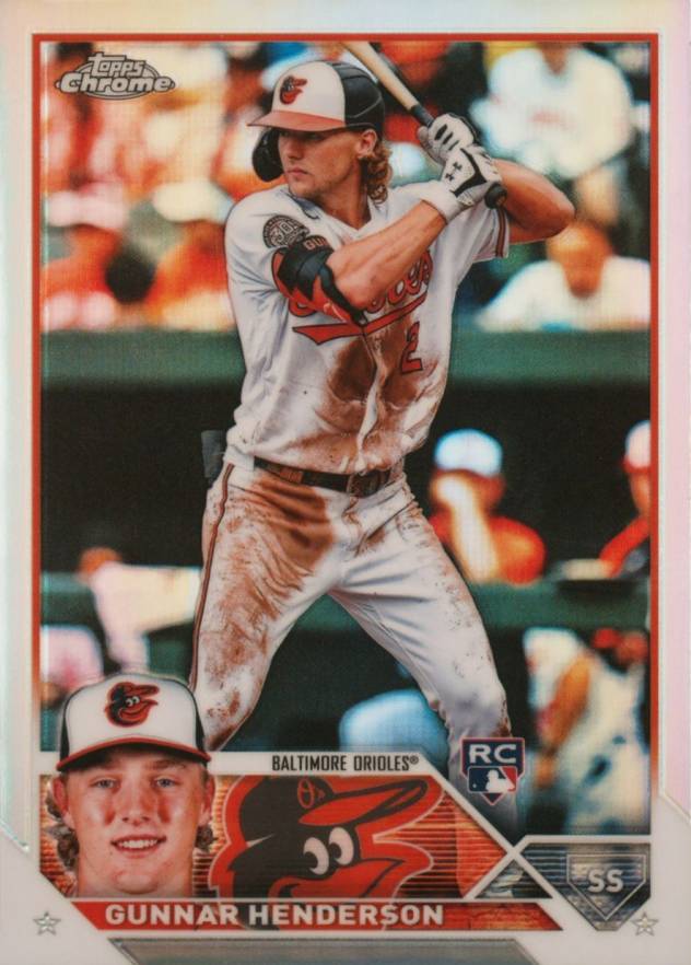 2023 Topps Chrome Gunnar Henderson #2 Baseball Card