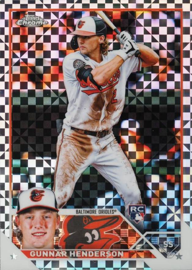 2023 Topps Chrome Gunnar Henderson #2 Baseball Card