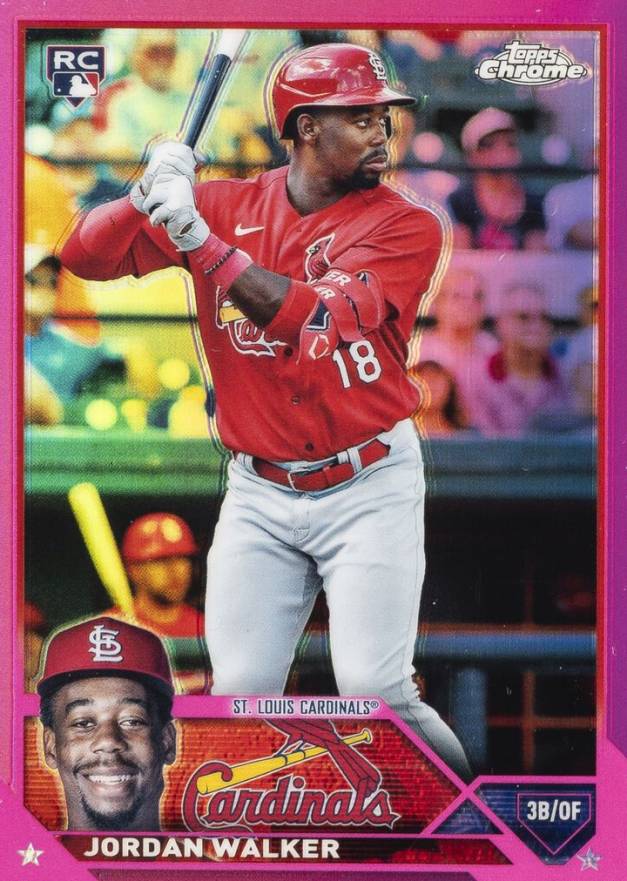 2023 Topps Chrome Jordan Walker #209 Baseball Card